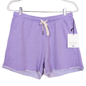 MOHNTON MADE Stitch Fix Light Purple French Terry Sweat Shorts Women's Medium - Picture 1 of 5