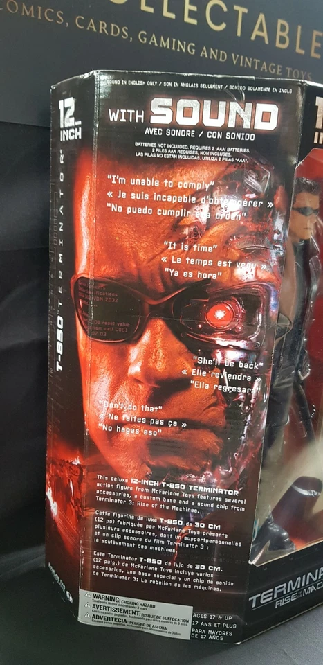 Terminator 3 Rise Of The Machines 12 Inch T-850 Terminator Action Figure  - Image 1 of 4