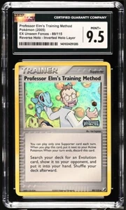 2005 Pokemon Reverse Inverted Holo #89 Professor Elm's Training Method CGC 9.5 - Picture 1 of 3