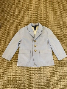 Polo Ralph Lauren 3T Boys Ligjht Denim Blue 3 Button Blazer  - Picture 1 of 15