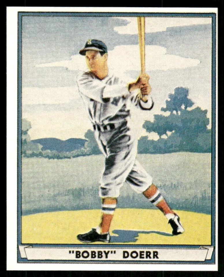 Bobby Robert Doerr 1977 Playball REPRINT Baseball Card #36 (NM) - Image 1 of 2