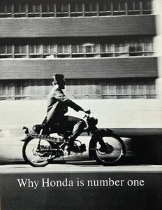 1963 'Why Honda is Number One' 16-booklet/brochure Vintage 305 Super Hawk RARE - Picture 1 of 8
