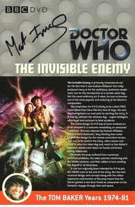 Doctor Who: The Invisible Enemy DVD Insert Signed by MAT IRVINE - Imagen 1 de 1