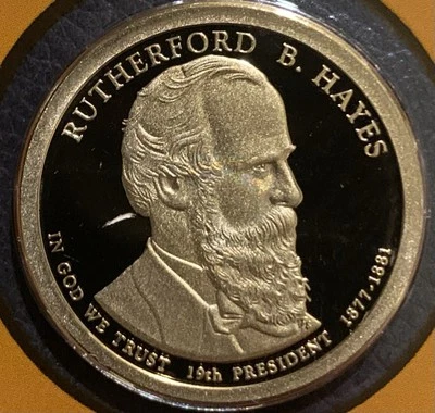 2011 S Rutherford B Hays Superb Gem DCam Proof Presidential Dollar - Image 1 of 2