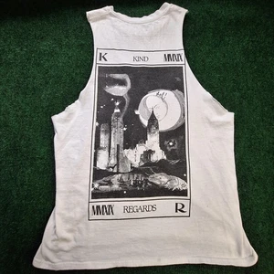 Camisa Kind Salgards Para Hombre Mediana Blanca Gráfica Tanque Corte Muscular Sin Mangas 2019 - Imagen 1 de 11
