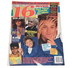 16 Magazine September 1987 Menudo Bon Jovi Duran Duran Corey Hart River Phoenix - Picture 1 of 7