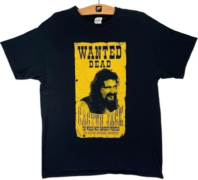 Camiseta Cactus Jack WWE Para Hombre Talla Grande Wanted Dead WWF Mick Foley Camiseta de Lucha Libre Foto 1 de 4