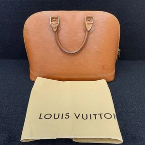 Borsa a mano Louis Vuitton Epi beige Alma 12,4 pollici - Foto 1 di 18