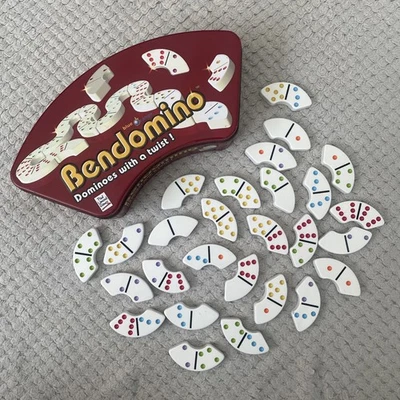 Bendomino Dominoes With A Twist Tile Game - Paul Lamond Games Missing 1 Tile - Image 1 of 4