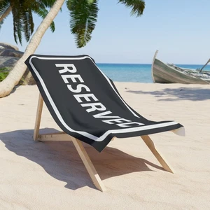 Reserved Beach Towel - Perfect for Summer, Pool Parties, Beach Days - Picture 1 of 3
