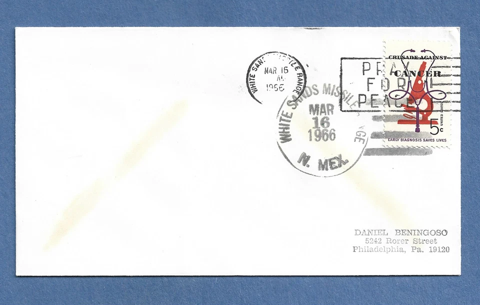 GEMINI 8 LANZAMIENTO 16 DE MARZO DE 1966 ARENAS BLANCAS ALCANCE MISILES CUBIERTA ESPACIAL NASA Foto 1 de 1