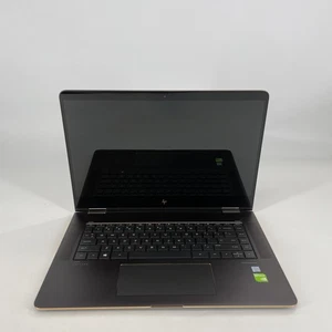 HP Spectre 15 x360 4K TOUCH i7-7500U 2.70GHz 16GB 512GB SSD 940MX No Rubber Feet - Picture 1 of 15