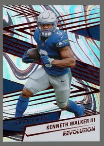 2025 Panini Revolution Red Swirl - Kenneth Walker #74 - Bild 1 von 2