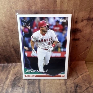 2024 Topps Archives #217 Mike Trout 1994 Topps Design Variation SP (1:96) - Picture 1 of 2