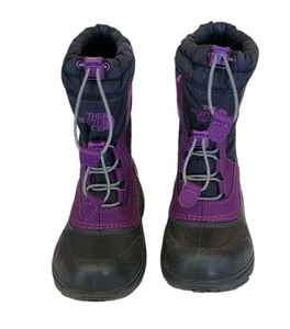The North Face Mädchen Alpenglow II wasserdichte Schneestiefel lila Gr. 13 zum Überziehen - Bild 1 von 9