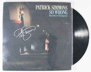 Pat Patrick Simmons Signed Autographed "So Wrong" Record Album - Picture 1 of 1