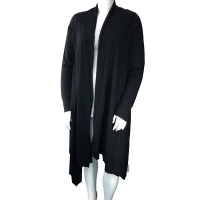 Cárdigan Eileen Fisher Talla M Frente Abierto Mezcla de Lino Rosa Malva Top Ligero Foto 1 de 4