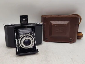Zeiss Ikon Nettar 515/16 6x6 Folding Camera w/ Novar 7.5cm 75mm F4.5 Lens - Picture 1 of 10
