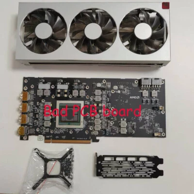 For AMD Radeon VII Heatsink Cooling Fan with Bad PCB Board - Image 1 of 4