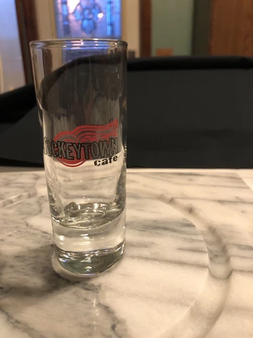 Detroit Redwings HockeyTown Cafe Double Shot Glass Hockey Town Cover