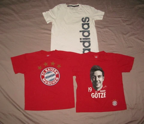 FC Bayern Munchen Munich Mario Gotze Youth M Med Lot 3pc Football Soccer shirts Cover