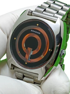 SANDOZ watch Automatic 25 Jewels Day/Date - Picture 1 of 13