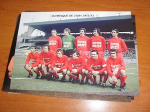 FOOTBALL CP EQUIPE DE OLYMPIQUE DE LYON  1972/73 - Imagen 1 de 1