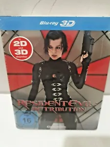 Resident Evil Retribution Blu-Ray MediaMarket Exclusive Steelbook New and Sealed - Picture 1 of 2