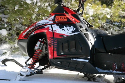Moto de nieve POLARIS IQR / 600RR 2005+ Race Snow-X Sled PDP kit de ventilación media: negro Foto 1 de 4