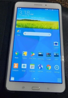 Samsung Galaxy Tab 4 8.0 LTE SM-T337A AT&T Only 16GB White Very Good - Image 1 of 3