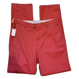 Pantalones chinos deportivos rojos para hombre Peter Millar talla 34 bolsillos medianos ¡nuevo con etiquetas! - Imagen 1 de 11