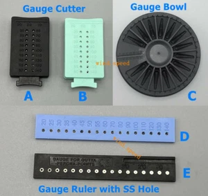 Dental Gutta Percha Points Root Files Gauge Cutter Plate Tray Messurement Ruler - Picture 1 of 20