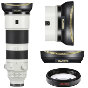 HD 32k WIDE ANGLE LENS + MACRO LENS FOR Sony FE 200-600mm f/5.6-6.3 G OSS Lens - Picture 1 of 11