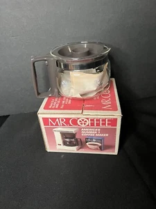 Vintage Mr Coffee 4 Cup Glass Coffee Pot Decanter Model D4 Replacement New - Picture 1 of 14
