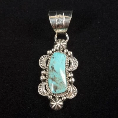 Indianerschmuck Türkis Anhänger Navajo Tribe Artist  Westernschmuck AH016C - Bild 1 von 3