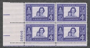 US. 1152. 4c. Mother and Daughter, American Woman Issue. PB4. MNH. 1960 - Picture 1 of 2