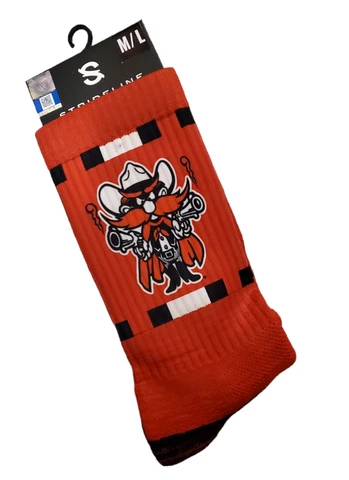 Texas Tech Red Raiders Socks Strideline Crew Premium Licensed NCAA Athletic Wear Cover