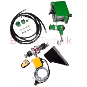 Kellfri Hydraulische 1,4 t Seilwinde für Rückewagen inkl. Funksteuerung Kranwind - Bild 1 von 2