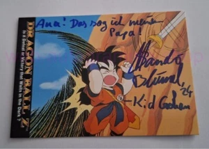 SANDRO BLÜMEL - AUTÓGRAFO EN PERSONA - DRAGON BALL Z TC SERIE 1 ARTBOX 1999 #29 - Imagen 1 de 2