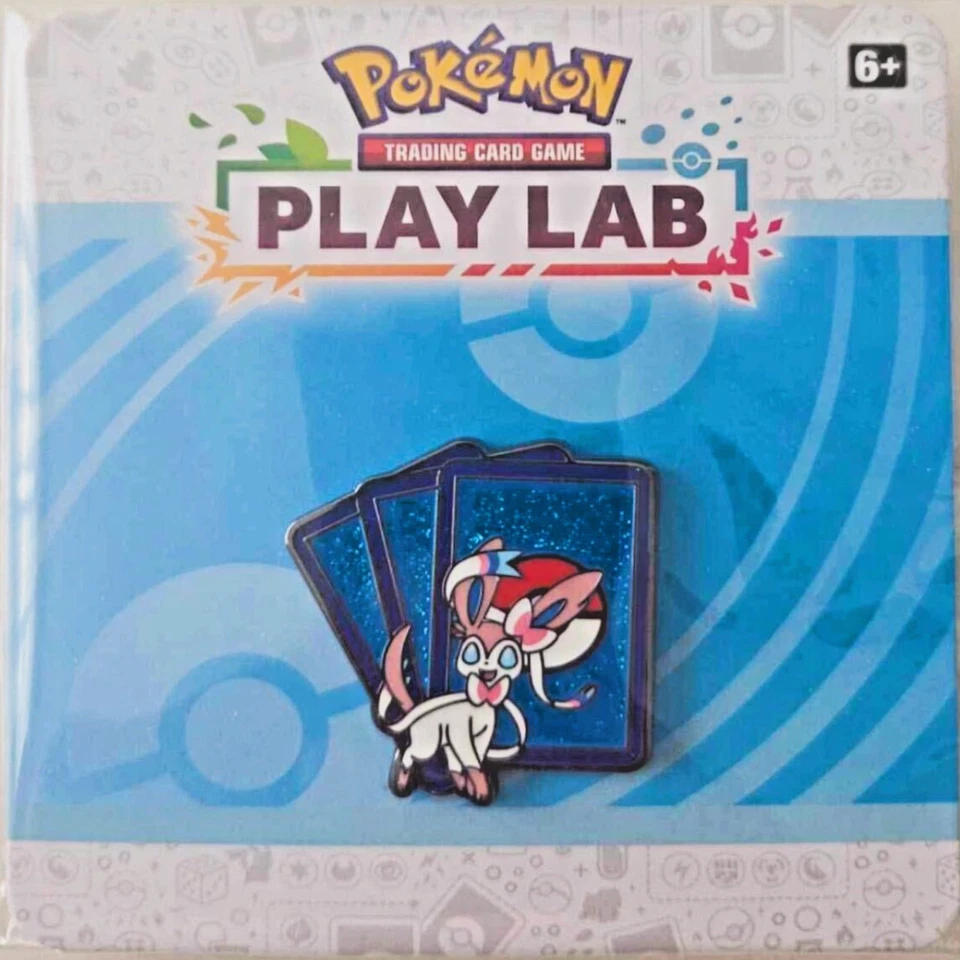 Pokémon TCG Play Lab Pin Sylveon Eevee (Similar to PAX Pinny Arcade) - Image 1 of 1