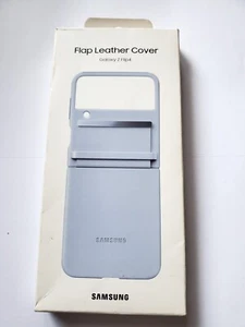 Samsung Flap Leather Cover for Galaxy Z Flip4 EF-VF721LLEGUS - Serene Purple - Picture 1 of 2