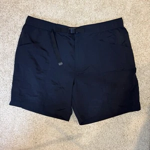 Eddie Bauer Men's Ripstop Tech Pull On Short Size XXL Black - Picture 1 of 5