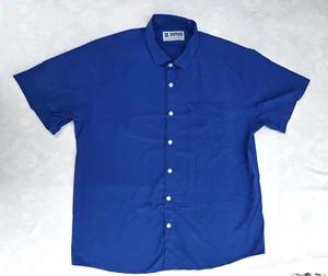 Dixxon Flannel Co Shirt Mens 2XL Blue Button Up DLux Performance Bamboo Series - Picture 1 of 9