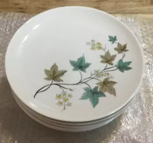 8 platos de ensalada con patrón de cinta de madera Syracuse China - Imagen 1 de 4