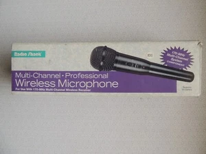 Micrófono inalámbrico profesional multicanal Radio Shack 32-1230a 170 MHz - Imagen 1 de 3