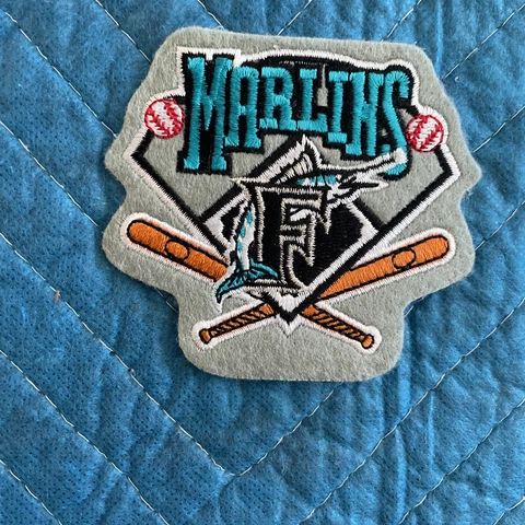 1993 ERA FLORIDA MARLINS MLB BASEBALL VINTAGE 3.5" CROSSED BATS TEAM PATCH Cover
