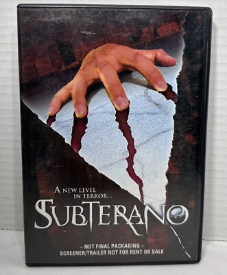 Subterano (Trimark DVD, Horror, 2002) RARE Screener Not For Resale, EXCELLENT - Image 1 of 4