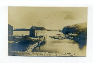 Manchester MA 1908 RPPC foto postal, Tide Mill alimentado por agua de marea - Imagen 1 de 3