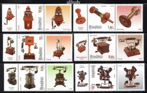 ROMANIA 2022 Telephone History, Labels, MNH - Picture 1 of 1
