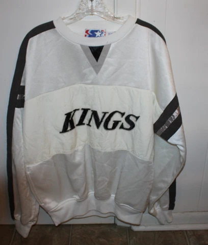 STARTER LOS ANGELES KINGS PULLOVER SWEATSHIRT SIZE LARGE Cover